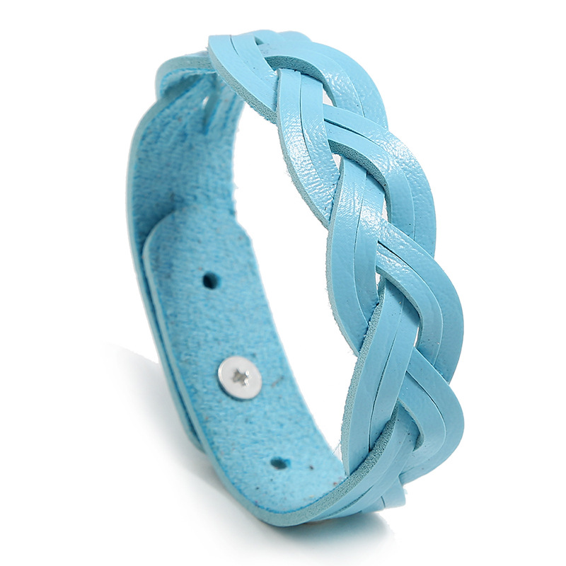 Men'S Accessories Cheap - Skórzana regulowana bransoletka mężczyźni kobiety tanie