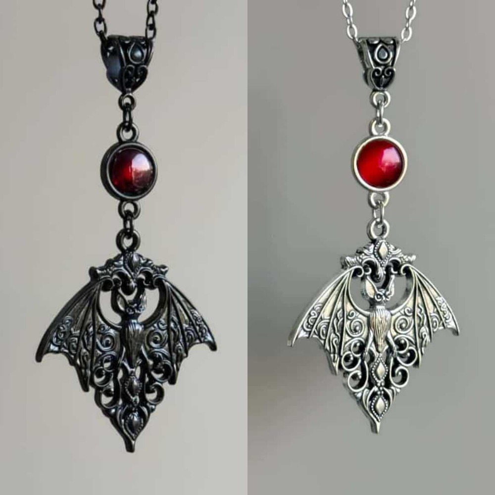 Men'S Vampire Accessories - Gotycki Punkowy Naszyjnik z Zawieszką w