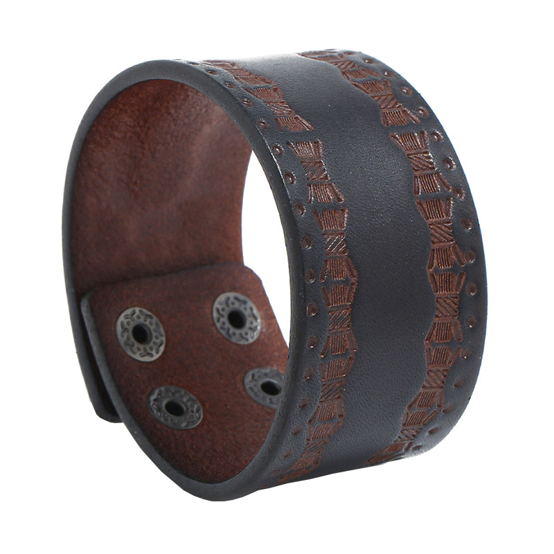 Men Accessories Pk - Męska bransoletka w stylu punk vintage
