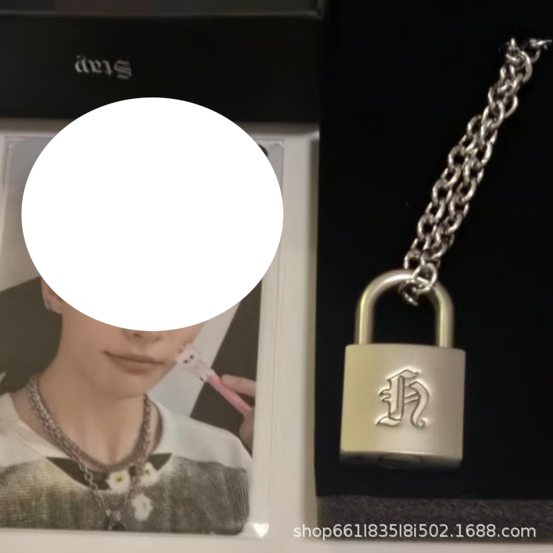 Men'S Accessories Jewelry - Modny, kreatywny metalowy naszyjnik z zamkiem,