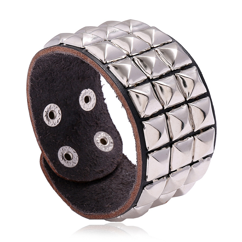 Men Accessories Pk - Męska bransoletka motocyklowa Hip Hop Punk