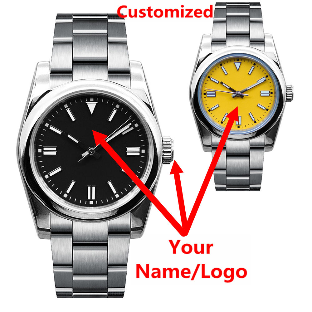 Men'S Accessories Jewelry Bracelet - Zegarek męski z własnym logo, szafirowe