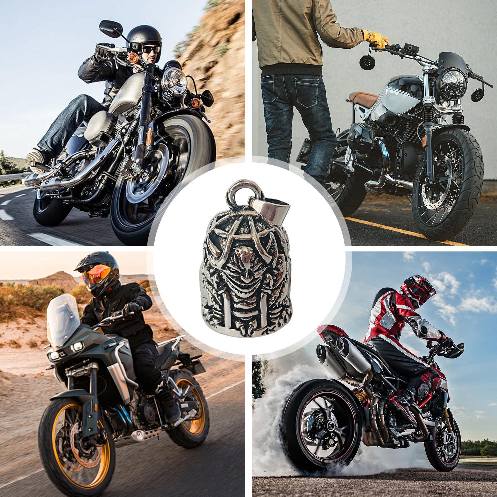 Mens Accessories Style - Dzwonek Motocyklowy Retro Klatka Demon Jazda