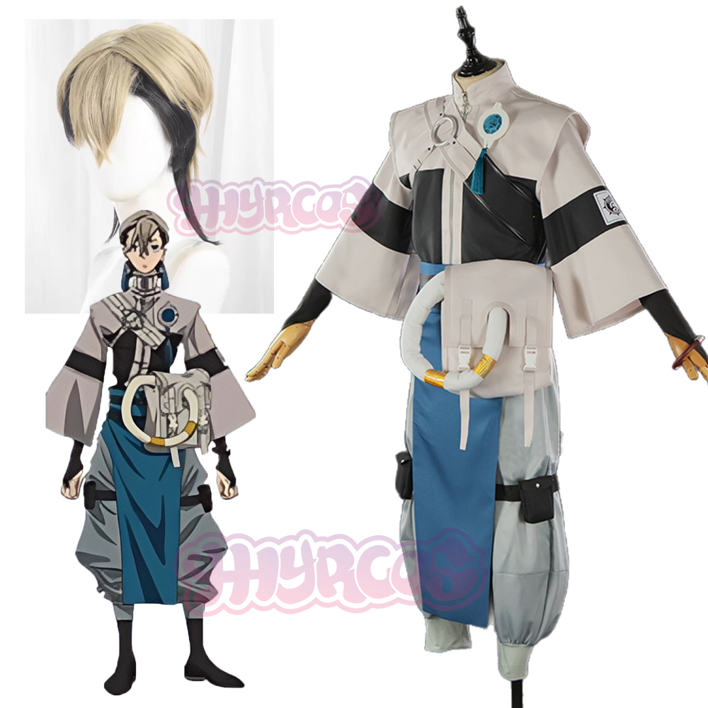 Men Accessories Earrings - Gachiakuta Zanka Cosplay Kostium Peruka Zanka