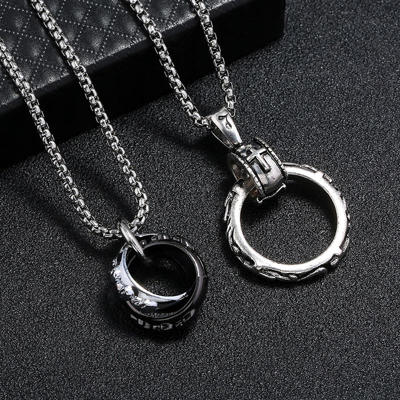 Men Accessories Pk - Jessingshow Vintage Punk mężczyzna naszyjnik mężczyzna