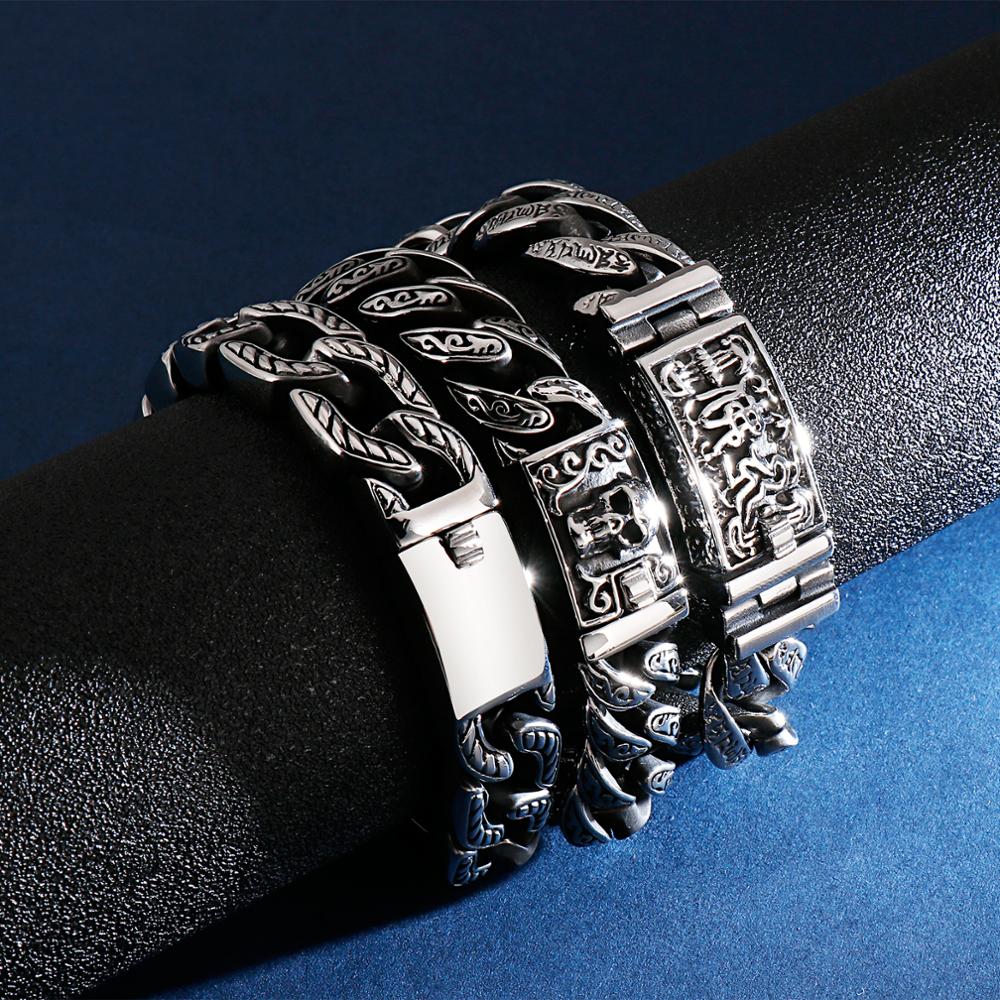 Kalen Punk Chain Skull Bangles – Men Accessories Bd recenzja i cena