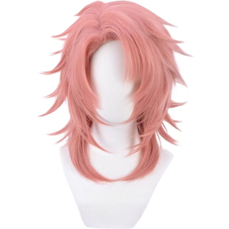 Peruka Cosplay Sabito Różowo-P – Mens Accessories Style recenzja i cena