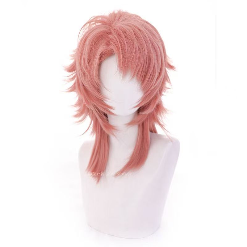 Peruka Cosplay Sabito Różowo-P – Mens Accessories Style recenzja i cena