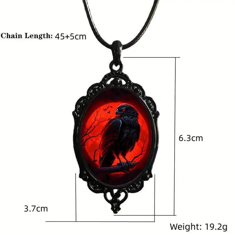 Gotycka sowa wampirów Naszyjni – Men'S Vampire Accessories recenzja i cena