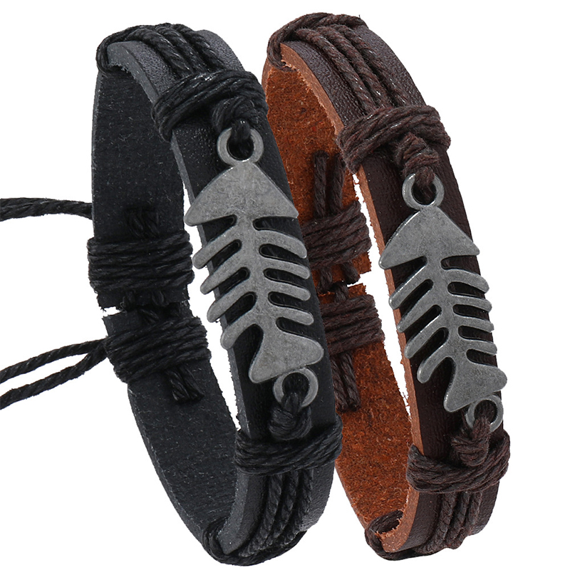 Modna retro skórzana tkana bra – Men Accessories Pk recenzja i cena