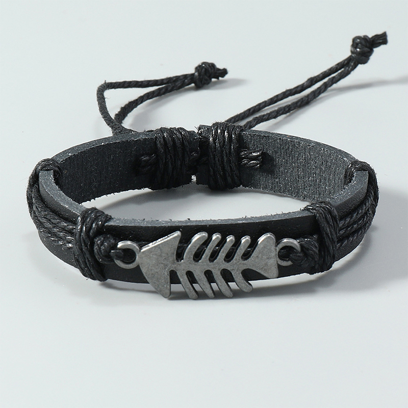 Modna retro skórzana tkana bra – Men Accessories Pk recenzja i cena
