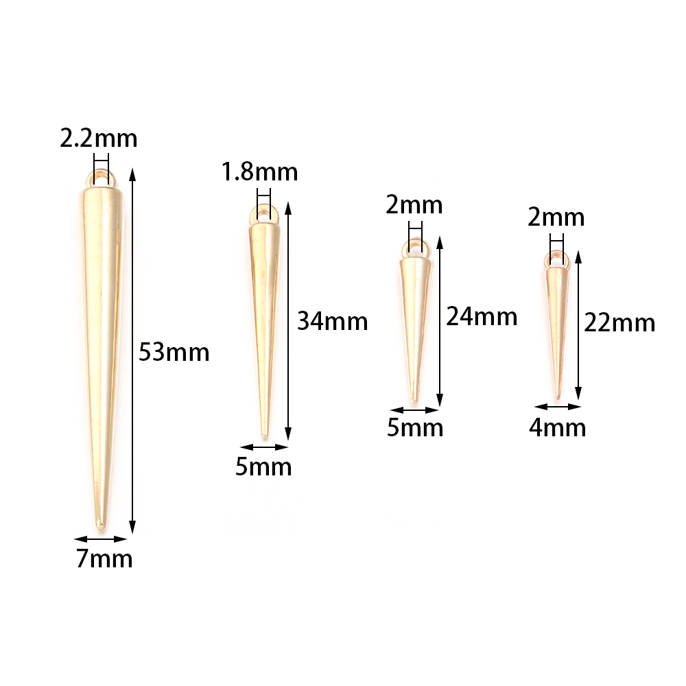 50-200 szt. Stożkowe zawieszki – Men Accessories Earrings recenzja i cena