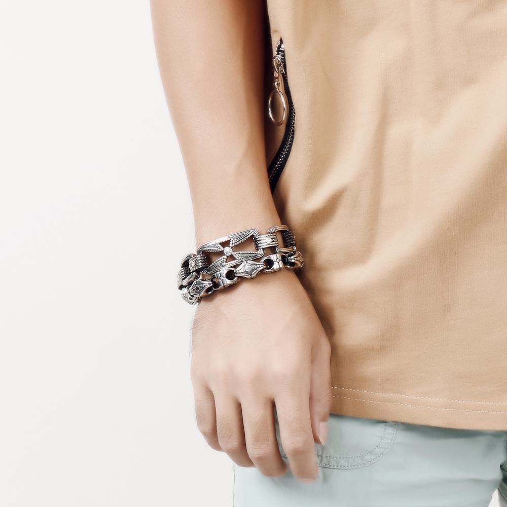 KALEN Punkowa Bransoletka Męsk – Men Accessories Bd recenzja i cena