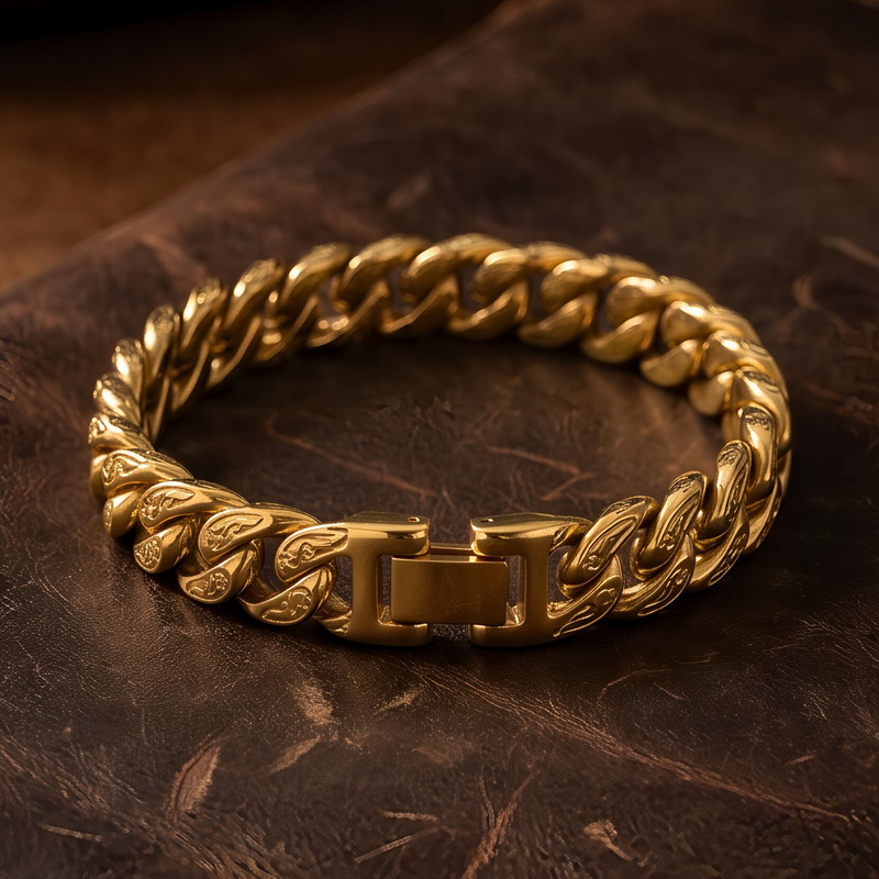 Męska bransoletka, 13 mm szero – Men'S Accessories Hand Bands recenzja i cena