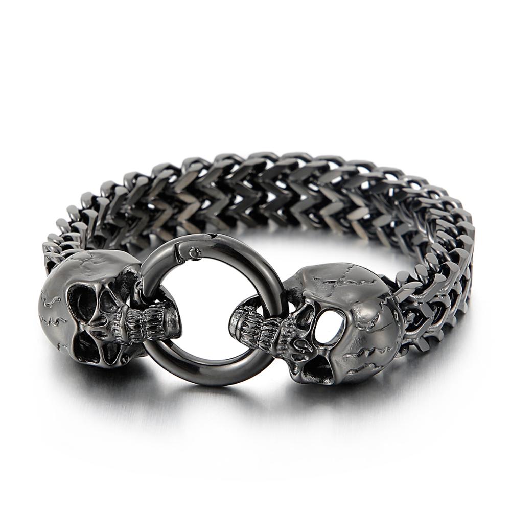 KALEN Punk bransoletka z czasz – Men Accessories Bd recenzja i cena