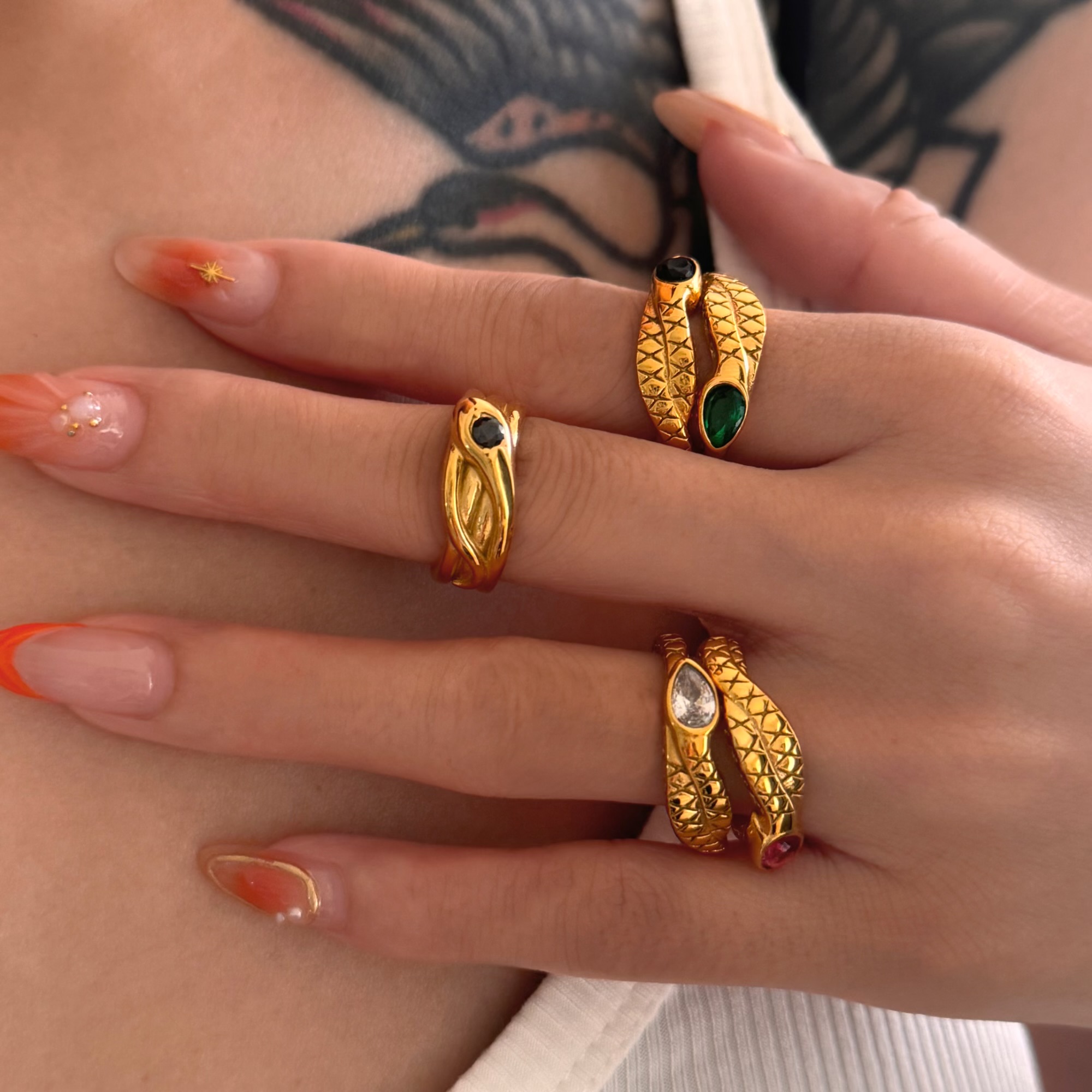 DASEIN Nowy Pierścionek Wężowy – Men Accessories India recenzja i cena