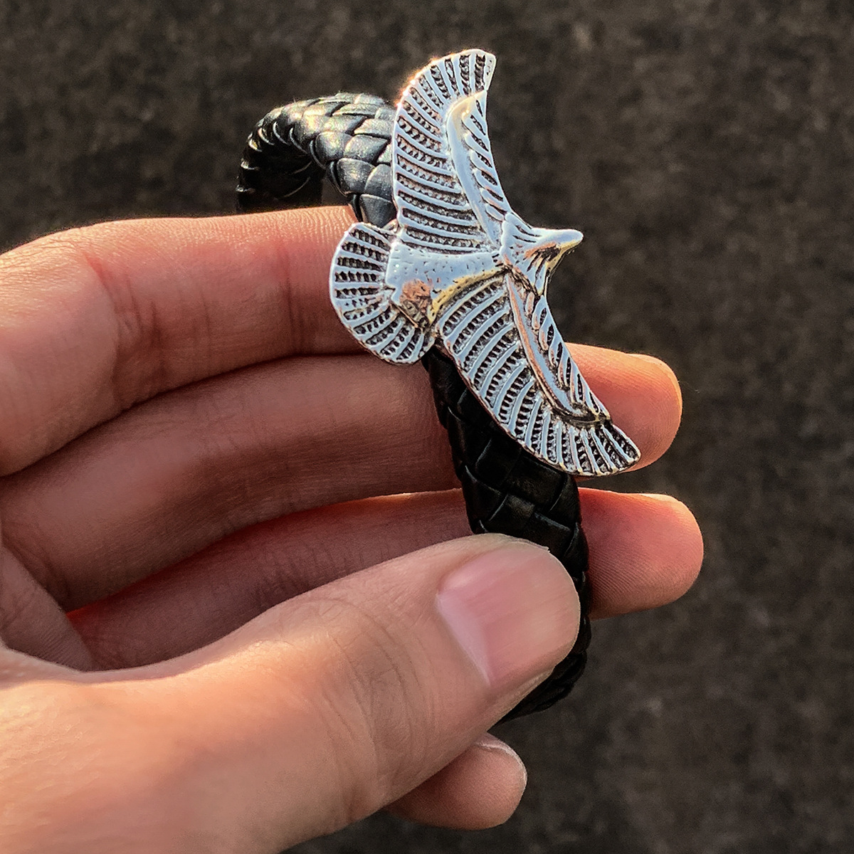 Bransoletka męska Fashion Eagl – Men'S Accessories Hand Bands recenzja i cena