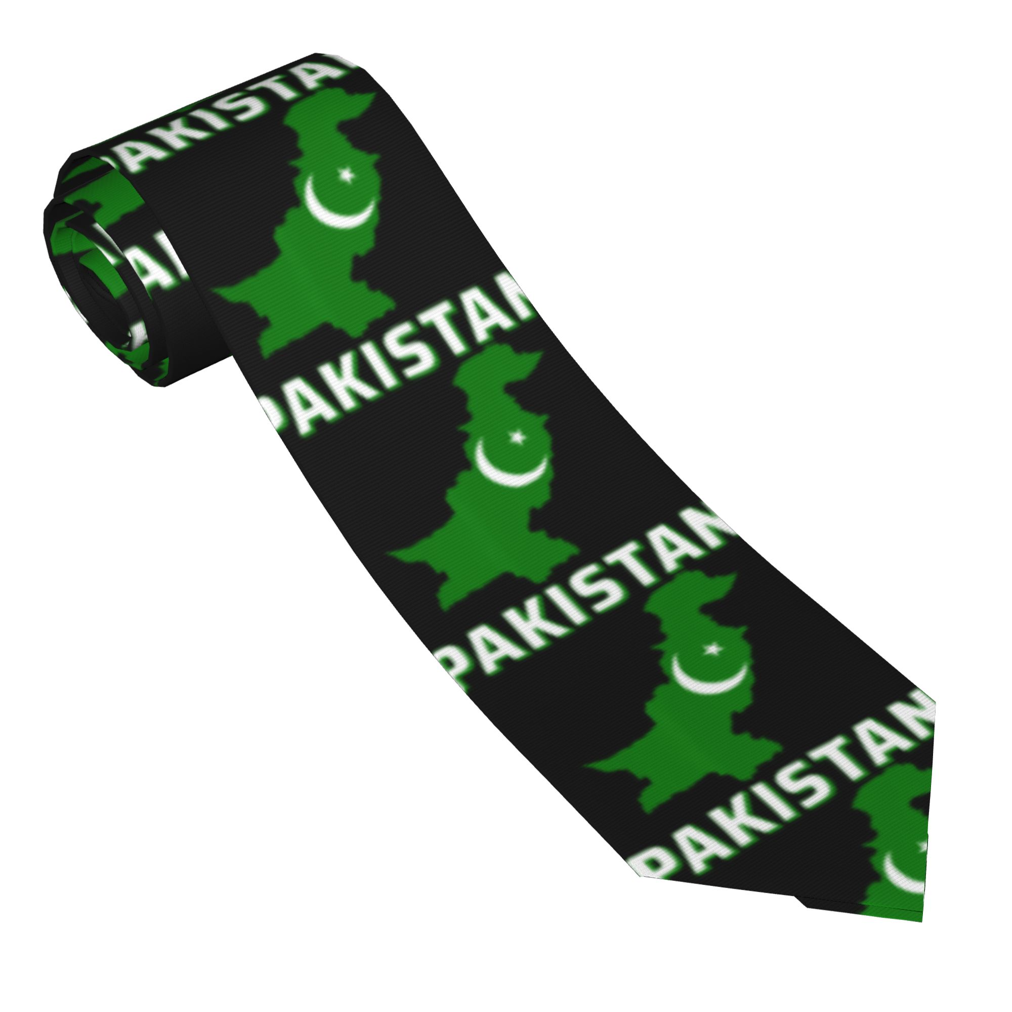 Męski krawat z flagą Pakistanu – Men Accessories In Pakistan recenzja i cena