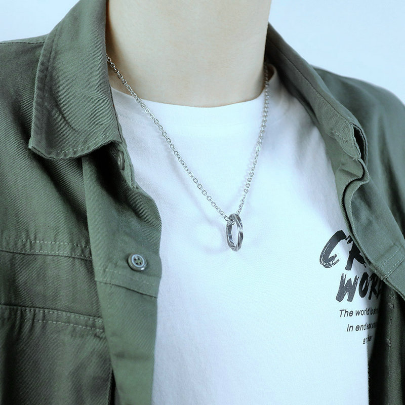 Męski naszyjnik z zawieszką w  – Men Accessories Pk recenzja i cena