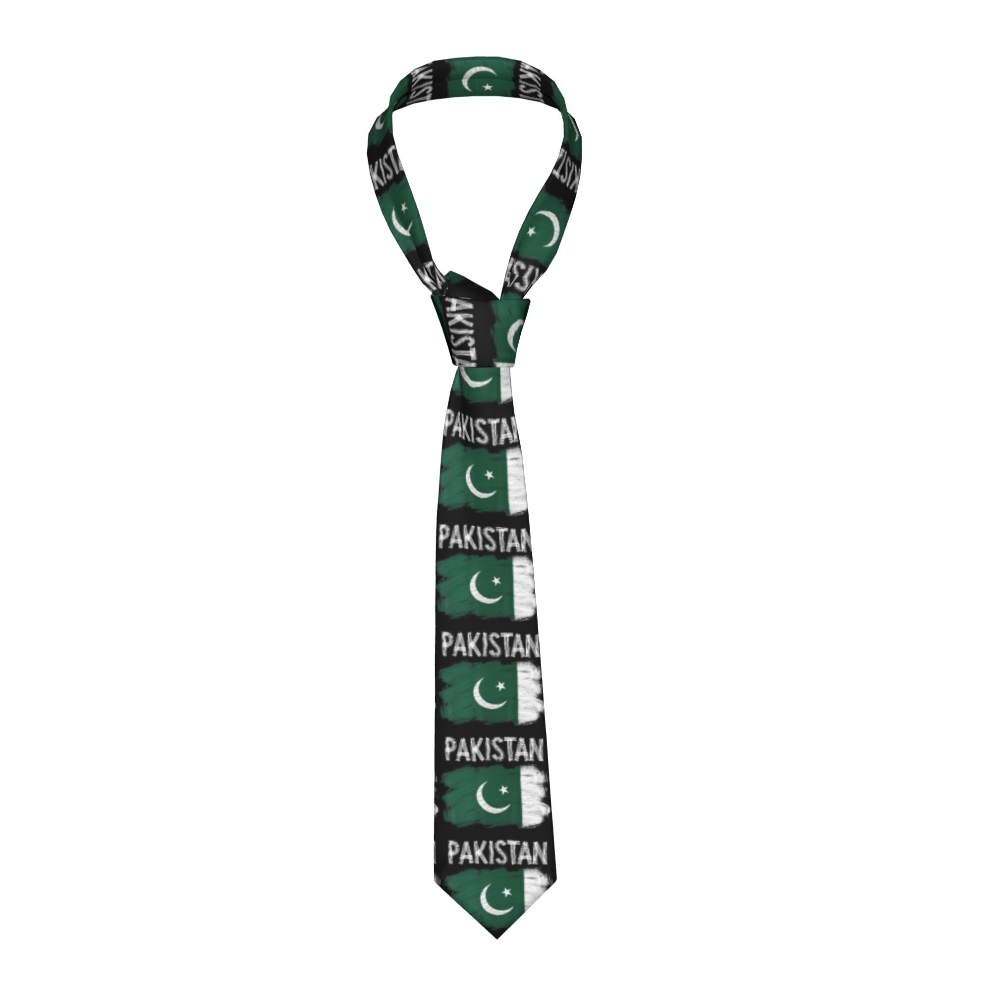 Krawat z motywem flagi Pakista – Men Accessories In Pakistan recenzja i cena
