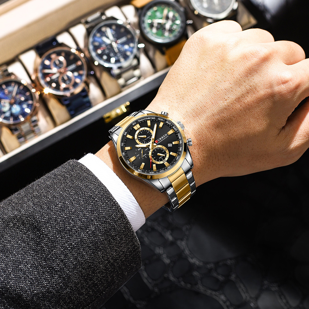 CURREN Casual Quartz Chrono Sp – Men'S Accessories Jewelry Bracelet recenzja i cena