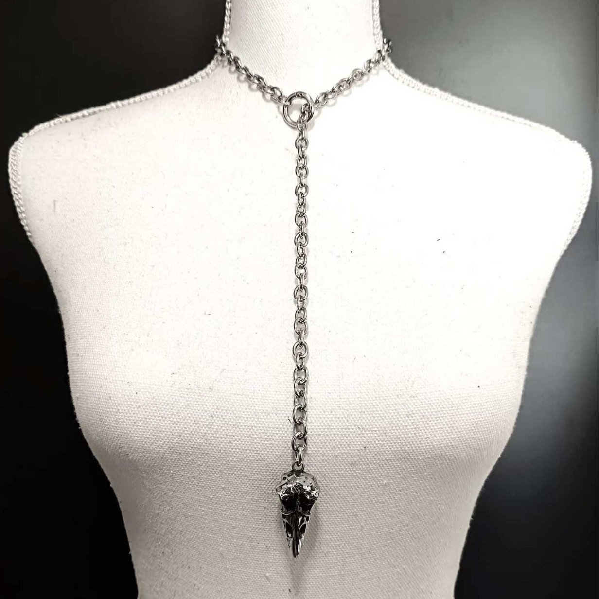 Gotycki Naszyjnik z Czaszką Kr – Men'S Vampire Accessories recenzja i cena
