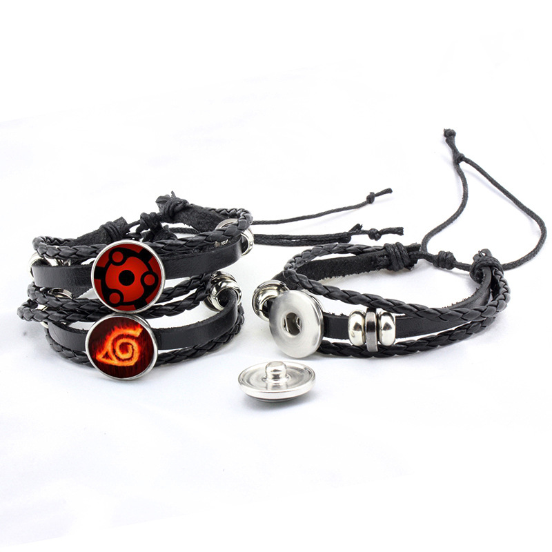 Akcesoria Anime Skórzane Brans – Men'S Accessories Jewelry Bracelet recenzja i cena