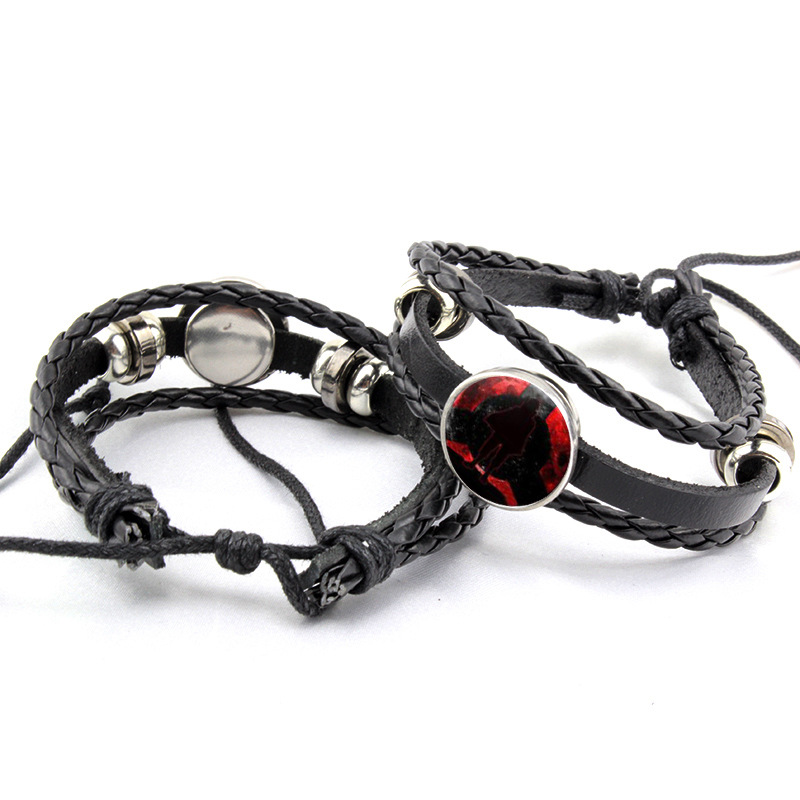 Akcesoria Anime Skórzane Brans – Men'S Accessories Jewelry Bracelet recenzja i cena