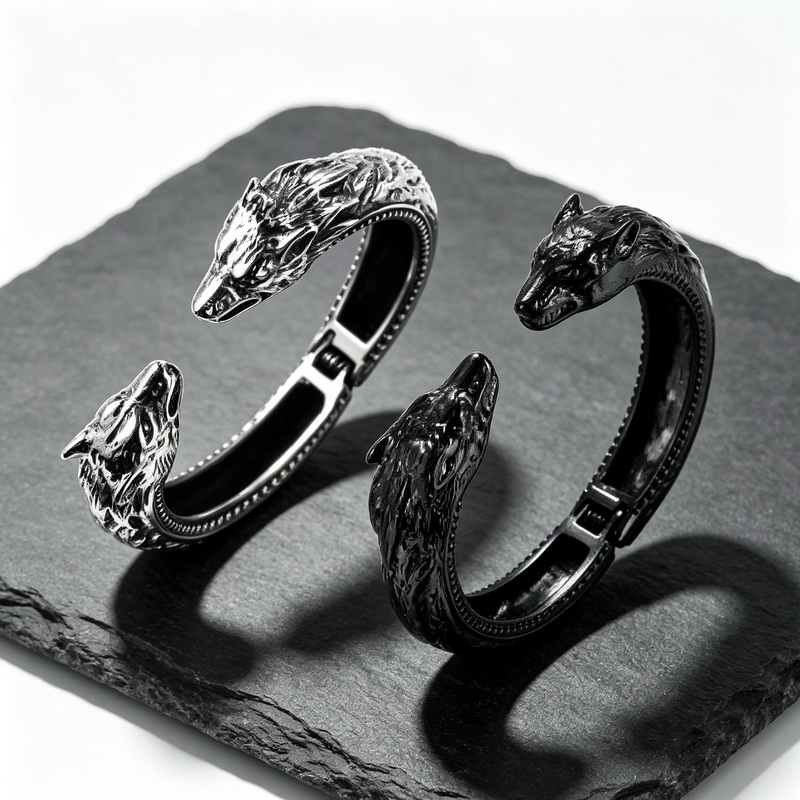 Bransoletka z podwójną głową w – Men Accessories Bd recenzja i cena