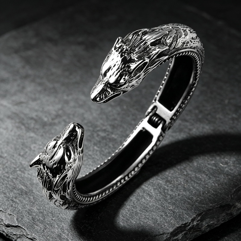Bransoletka z podwójną głową w – Men Accessories Bd recenzja i cena