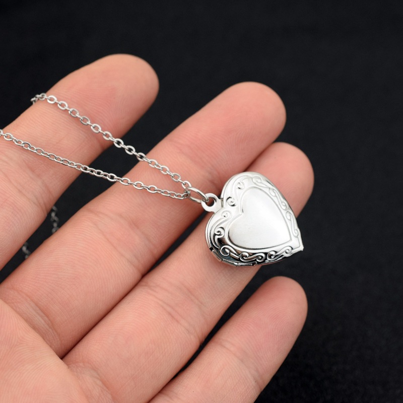 Miłość serce medalion wisiorek – Men Accessories Locket recenzja i cena