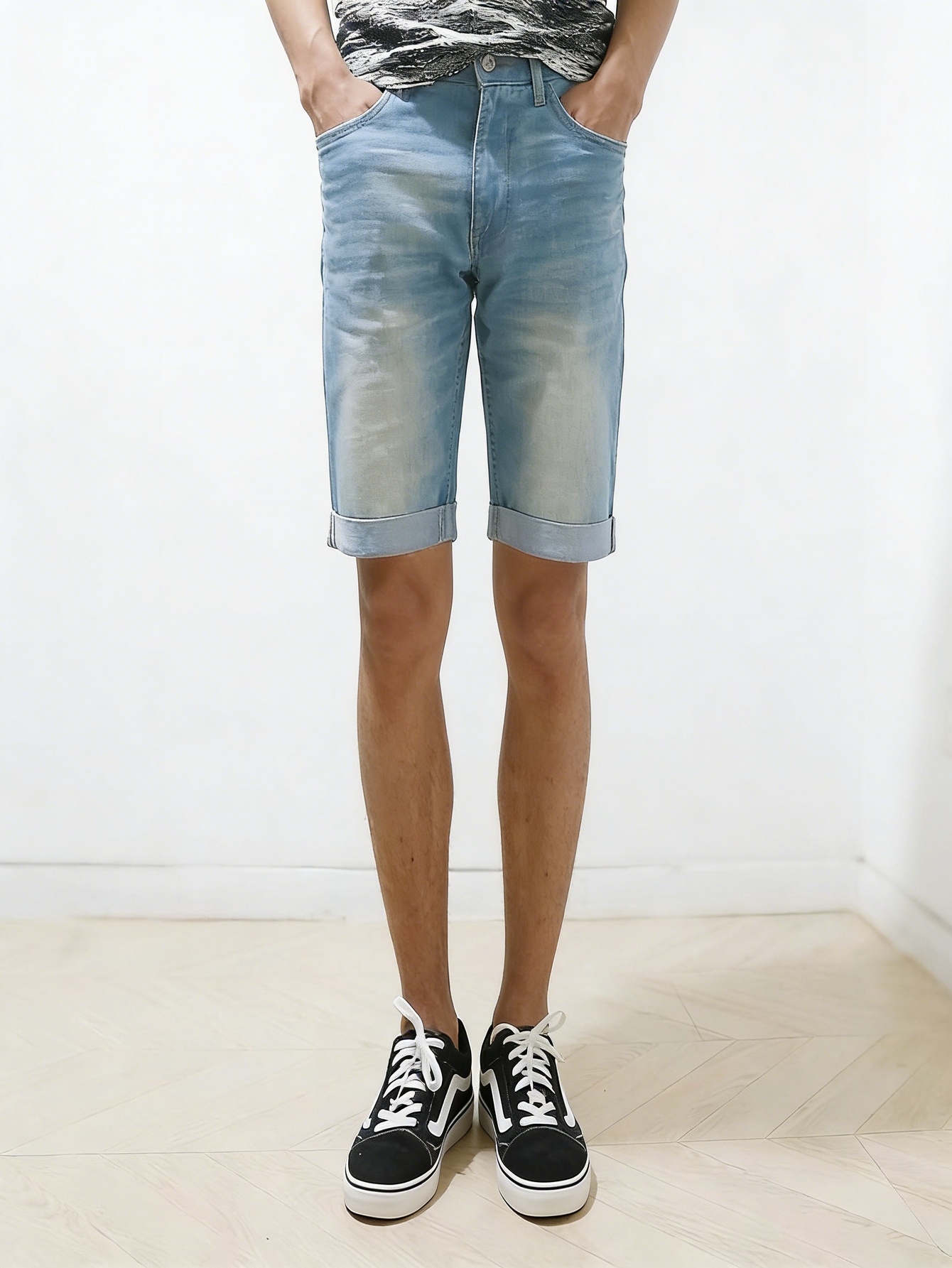 Męskie niebieskie jeansowe szo – Mens Accessories Style recenzja i cena