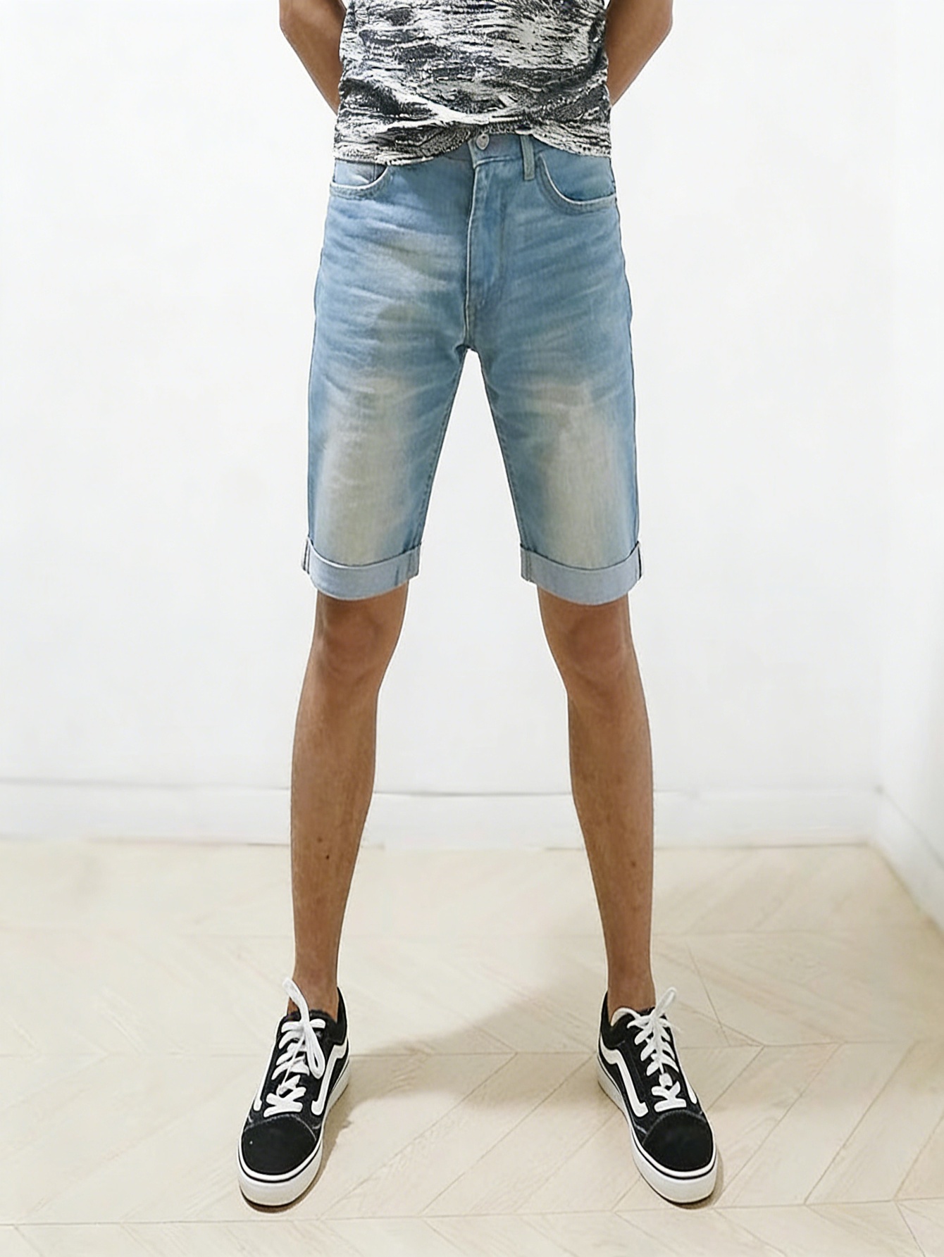 Męskie niebieskie jeansowe szo – Mens Accessories Style recenzja i cena
