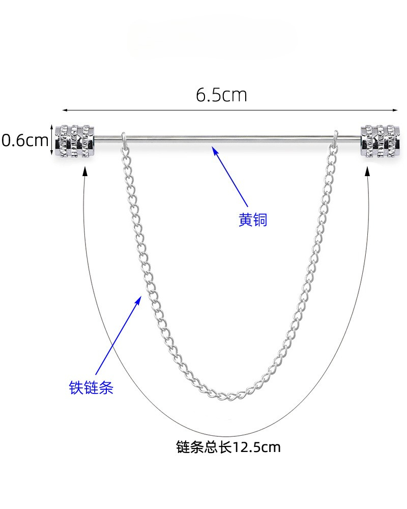 Nowa męska broszka do koszuli, – Men'S Accessories Jewelry recenzja i cena