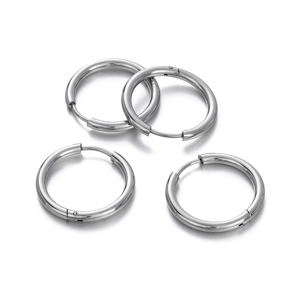 2 szt. kolczyków koła ze stali – Men Accessories Earrings recenzja i cena