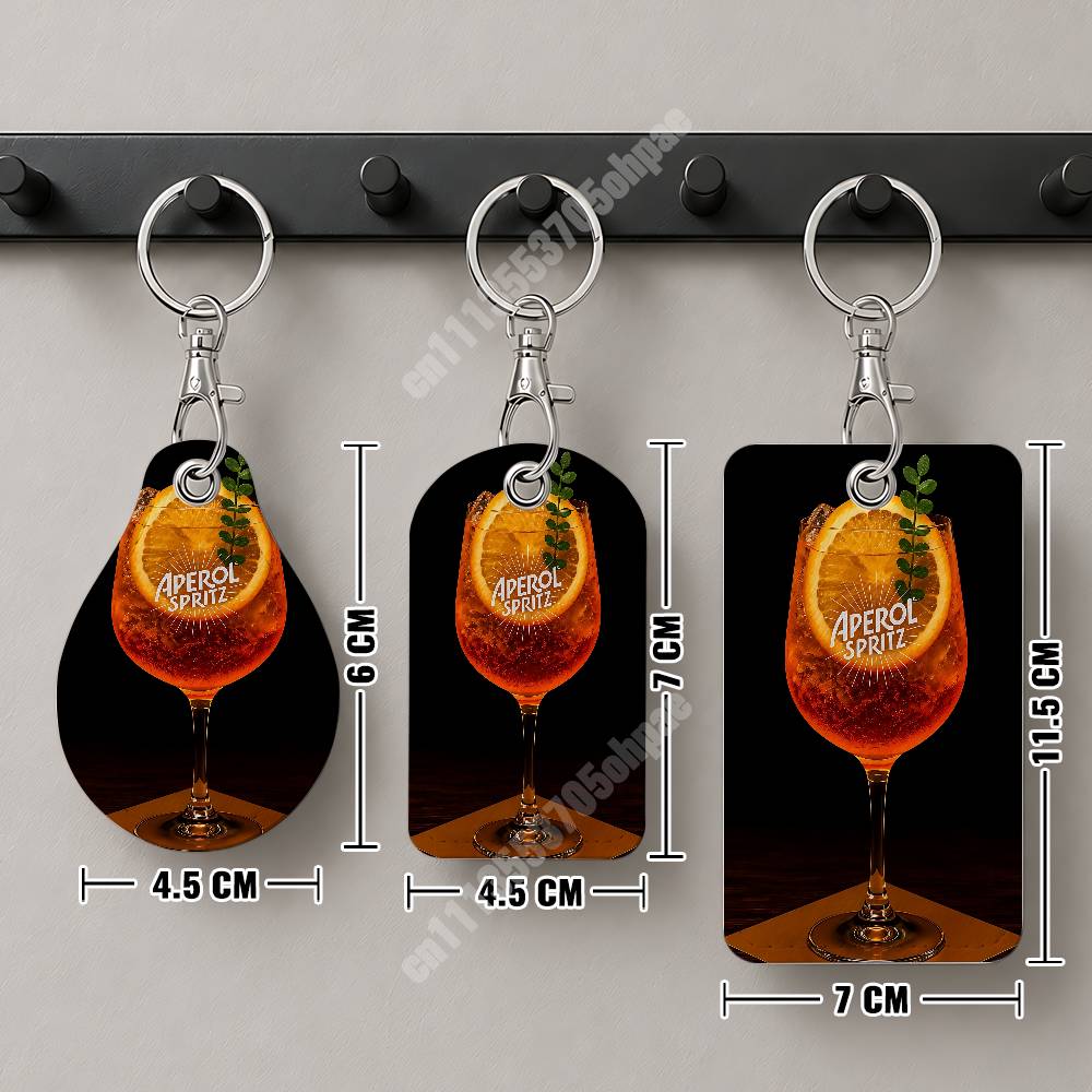 Pomarańczowy Prosecco A-Aperol – Men Keychain Accessories recenzja i cena