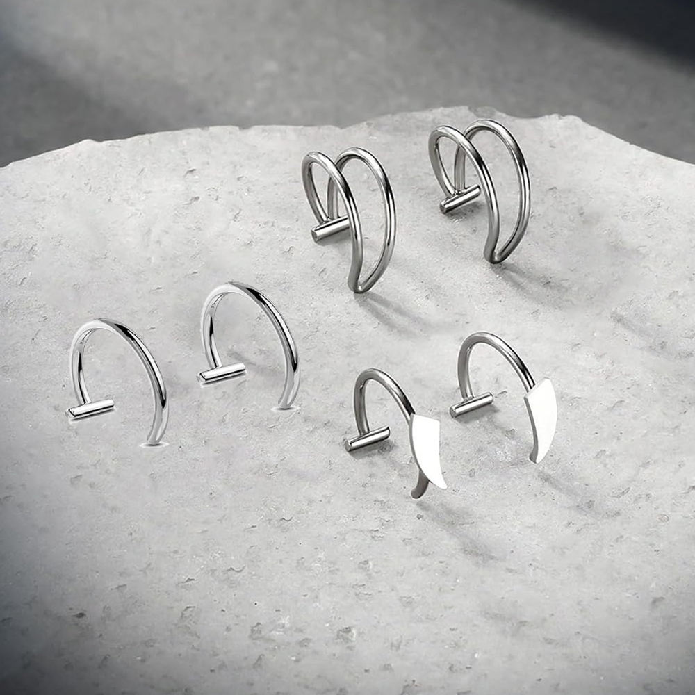 6 szt. Pierścionków na wargę z – Men'S Vampire Accessories recenzja i cena