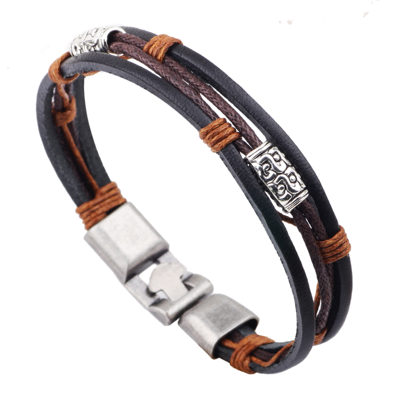 22cm trójwarstwowa skórzana br – Men'S Accessories Hand Bands recenzja i cena