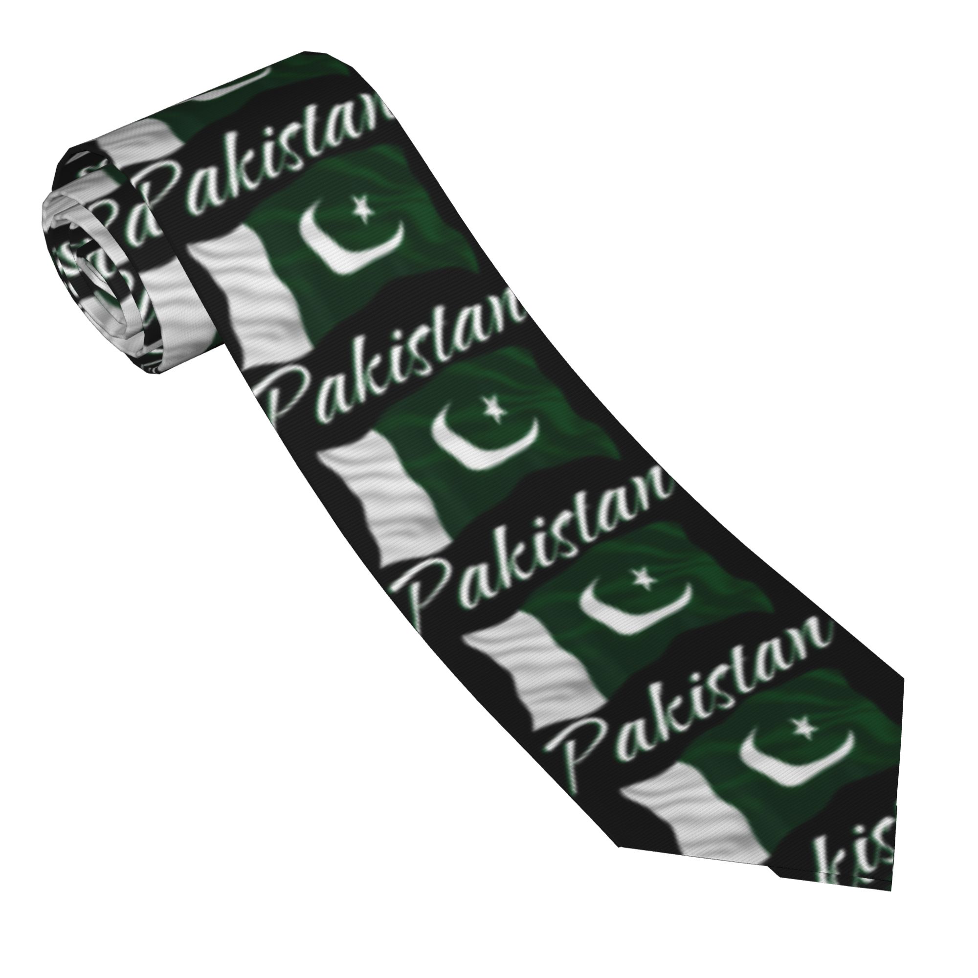 Męski krawat z flagą Pakistanu – Men Accessories In Pakistan recenzja i cena